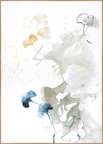 Blue Fall | INDRAMMET BILLEDE Indrammet billede MF 30x40 Egeramme