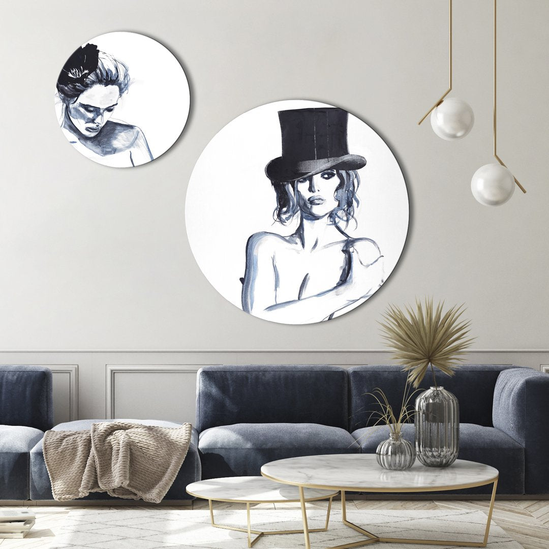 Blue Girl 2 | CIRCLE ART Circle Art ART COPENHAGEN   