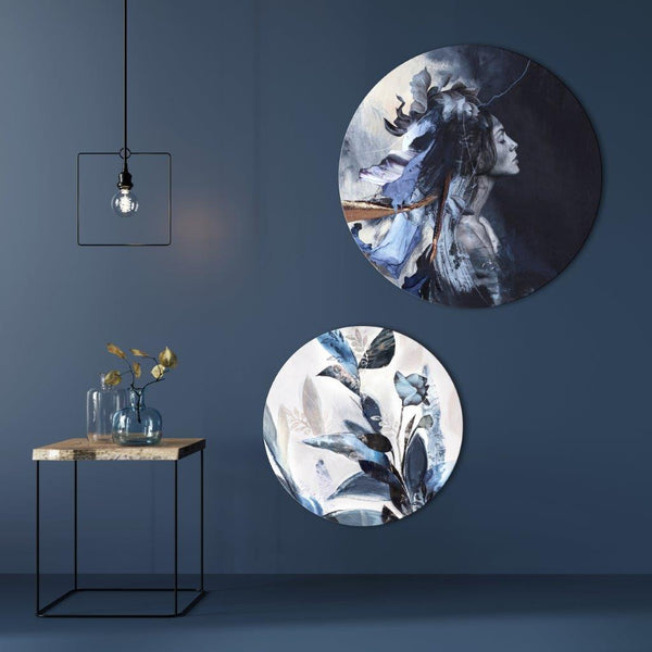 Blue Leaves | CIRCLE ART Circle Art ART COPENHAGEN   