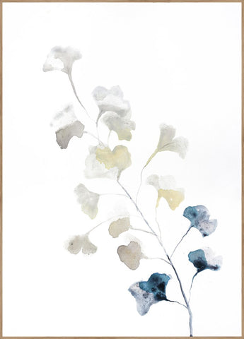 Blue Spring | INDRAMMET BILLEDE Indrammet billede MF 30x40 Egeramme