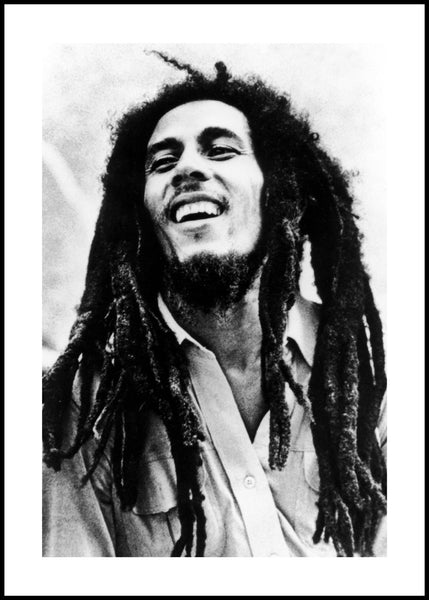 Bob Marley | INDRAMMET BILLEDE Indrammet billede MF 30x40 Sort