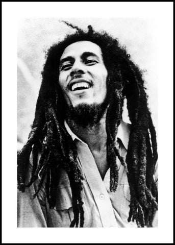 Bob Marley | INDRAMMET BILLEDE Indrammet billede MF 30x40 Sort