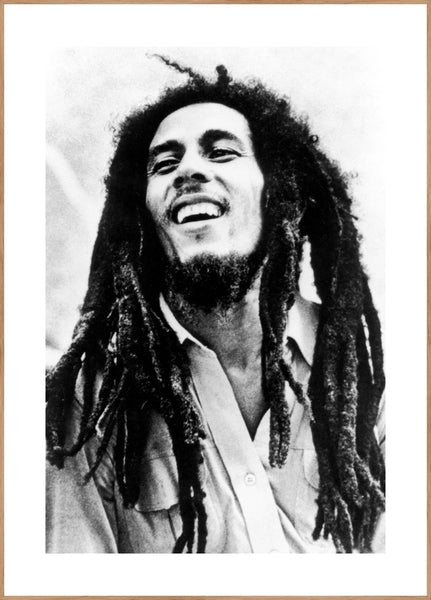 Bob Marley | INDRAMMET BILLEDE Indrammet billede MF 30x40 Egeramme