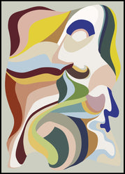Born again 2 | INDRAMMET BILLEDE Indrammet billede MF 30x40 Sort
