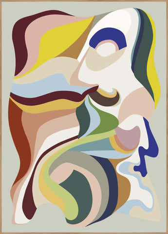 Born again 2 | INDRAMMET BILLEDE Indrammet billede MF 30x40 Egeramme