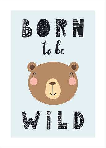 Born to be wild | PLAKAT Plakat MF