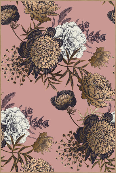 Botanical Shapes 1 | INDRAMMET BILLEDE Indrammet billede MF 30x40 Egeramme