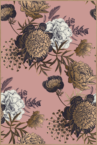 Botanical Shapes 1 | INDRAMMET BILLEDE Indrammet billede MF 30x40 Egeramme