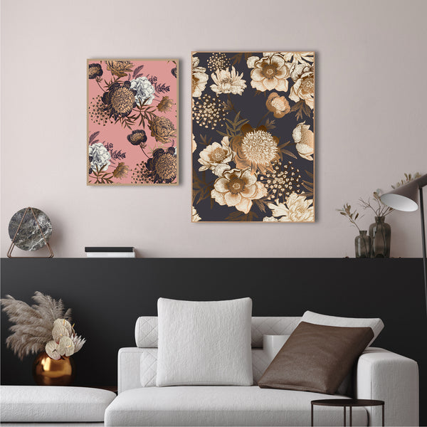 Botanical Shapes 1 | INDRAMMET BILLEDE Indrammet billede MF