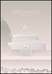 Botanisk have | INDRAMMET BILLEDE Indrammet billede MF 30x40 Sort