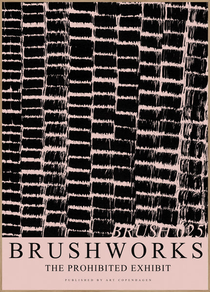 Brushwork 025 | INDRAMMET BILLEDE Indrammet billede MF