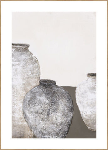 Ceramics 1 | INDRAMMET BILLEDE Indrammet billede MF 30x40 Egeramme
