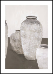 Ceramics 2 | INDRAMMET BILLEDE Indrammet billede MF 30x40 Sort