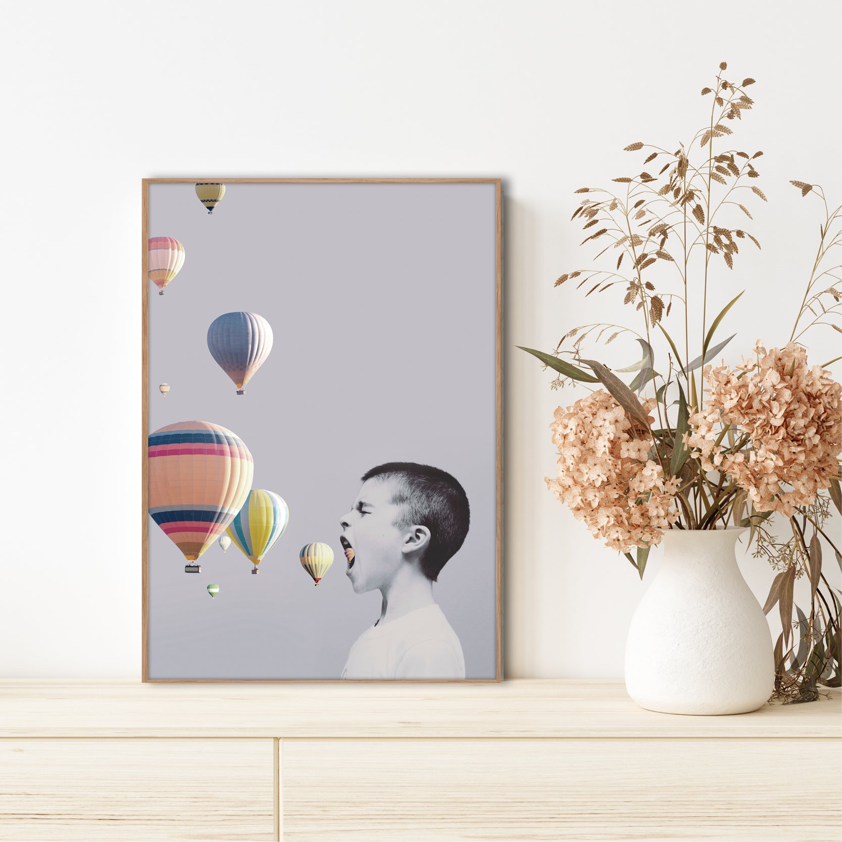 My big mouth | INDRAMMET BILLEDE Indrammet billede MF 30x40 Egeramme