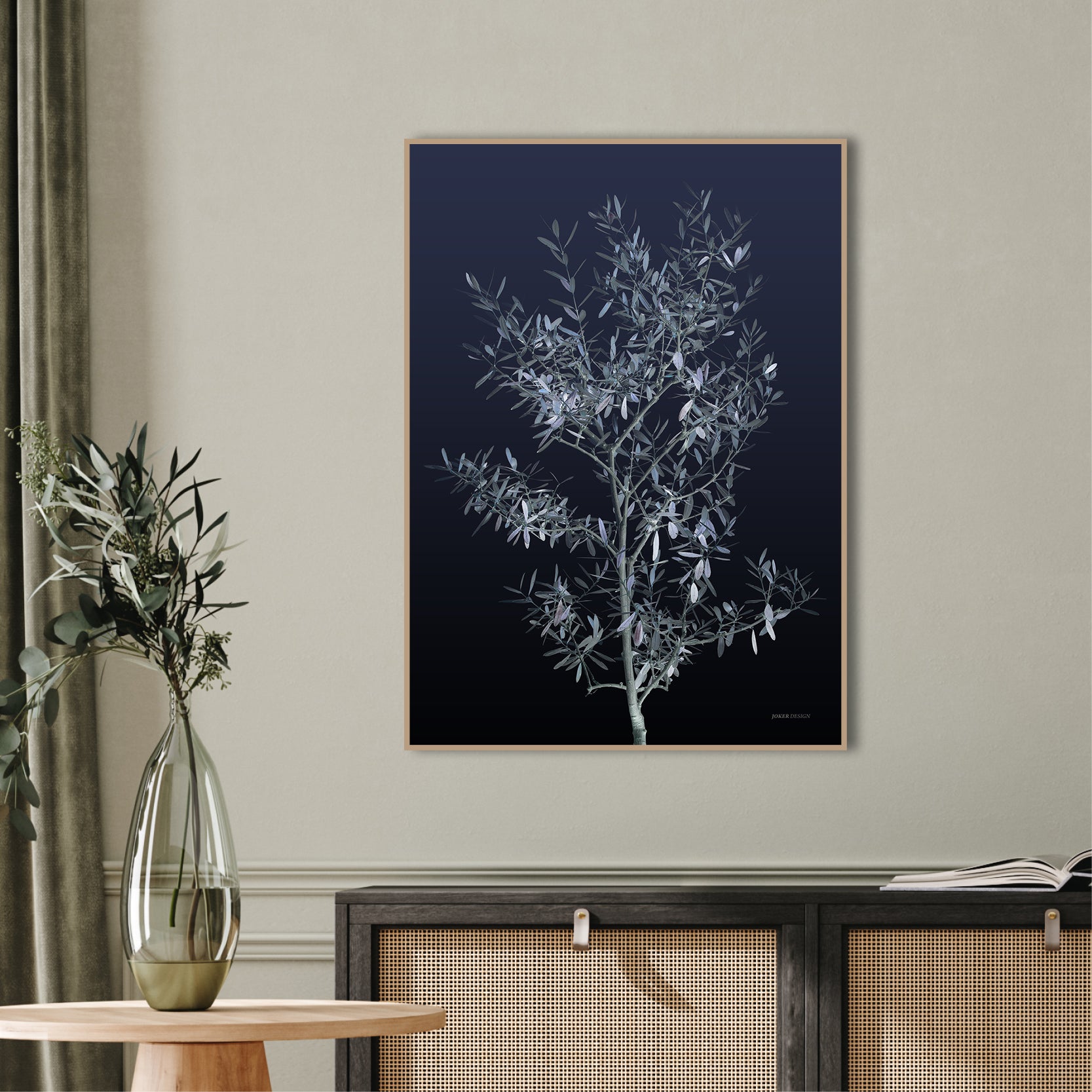 Black Olive | INDRAMMET BILLEDE Indrammet billede MF 30x40 Sort