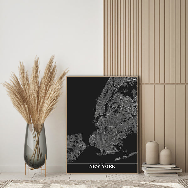 New York black | INDRAMMET BILLEDE Indrammet billede MF