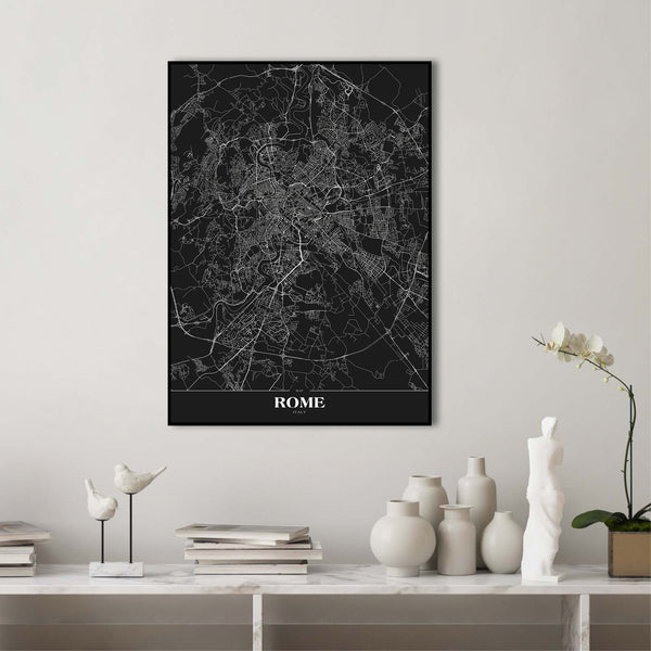 Rome black | INDRAMMET BILLEDE Indrammet billede MF