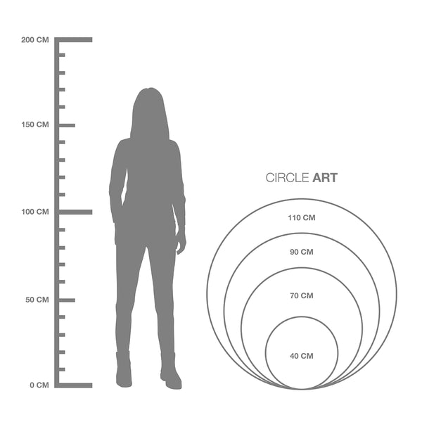 Imperfection Blue | CIRCLE ART Circle Art ART COPENHAGEN   