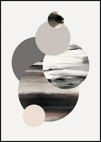 Circles 1 | INDRAMMET BILLEDE Indrammet billede MF