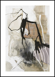 Clipping | INDRAMMET BILLEDE Indrammet billede MF 30x40 Sort