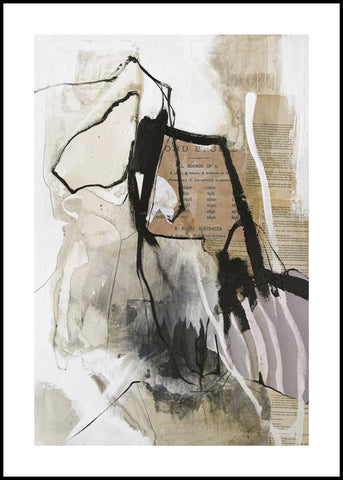 Clipping | INDRAMMET BILLEDE Indrammet billede MF 30x40 Sort