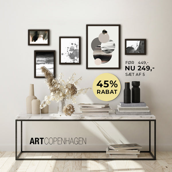 MI Collage 5-set Planets | Plakat sæt Indrammet plakat sæt MF