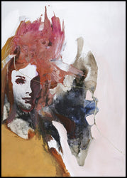 Colorful life 2 | INDRAMMET BILLEDE Indrammet billede MF 30x40 Sort