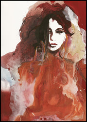 Colorful life 3 | INDRAMMET BILLEDE Indrammet billede MF 30x40 Sort