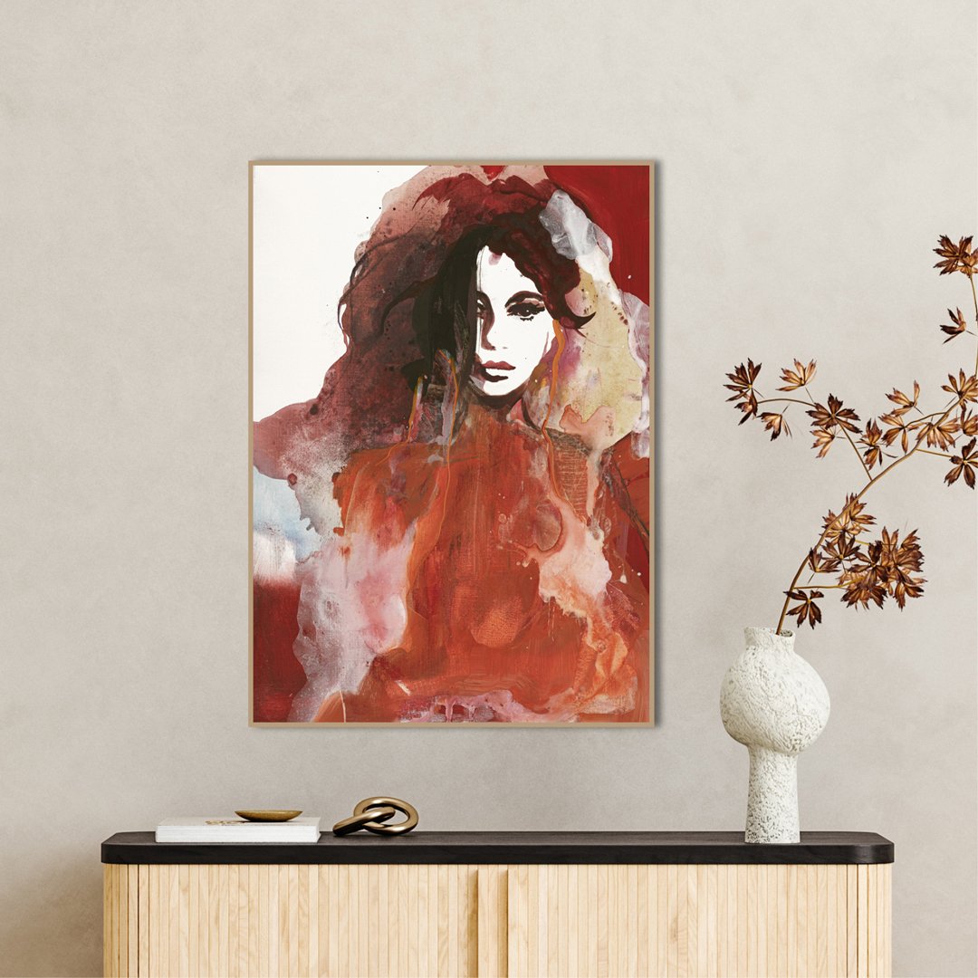 Colorful life 3 | INDRAMMET BILLEDE Indrammet billede MF 30x40 Egeramme