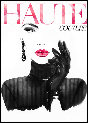 Couture 10 | INDRAMMET BILLEDE Indrammet billede MF 30x40 Sort
