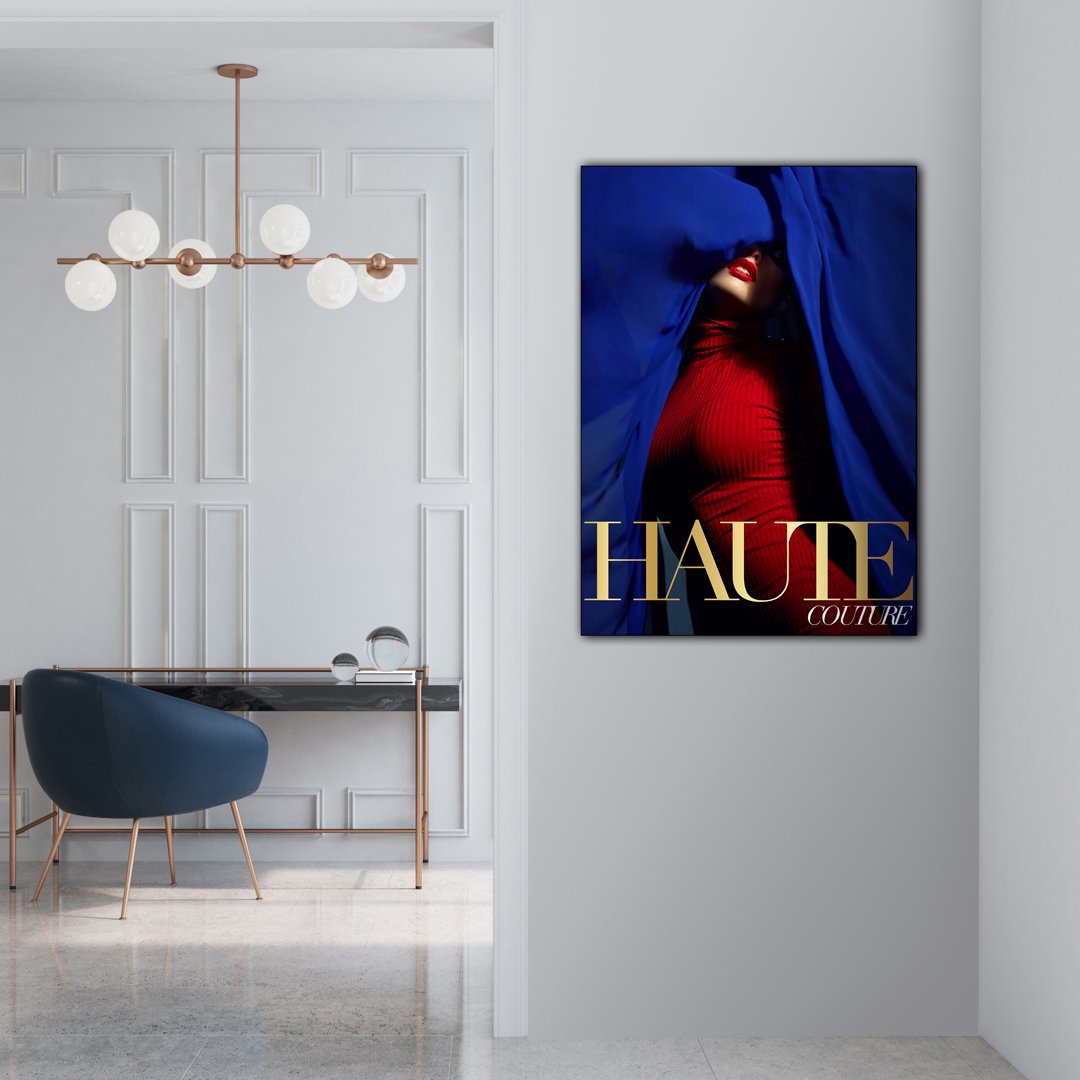 Couture 5 | INDRAMMET BILLEDE Indrammet billede MF 30x40 Sort