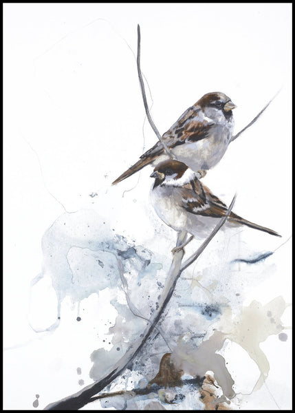 Curiosity 1 | INDRAMMET BILLEDE Indrammet billede MF 30x40 Sort