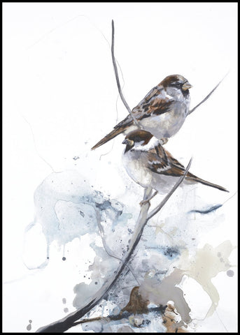 Curiosity 1 | INDRAMMET BILLEDE Indrammet billede MF 30x40 Sort