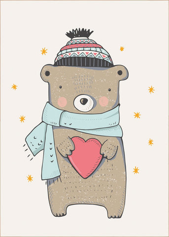 Cute | INDRAMMET BILLEDE Indrammet billede MF 30x40 Egeramme