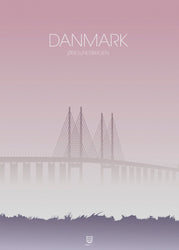Danmark oresund | PLAKAT Plakat MF