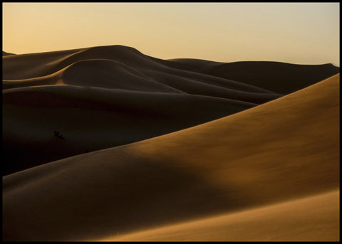 Desert 2 | INDRAMMET BILLEDE Indrammet billede MF 30x40 Sort