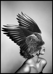 Diana | INDRAMMET BILLEDE Indrammet billede MF 30x40 Sort
