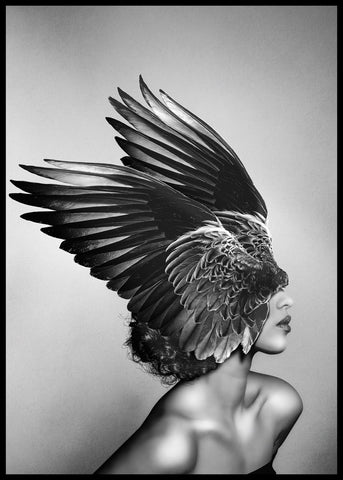 Diana | INDRAMMET BILLEDE Indrammet billede MF 30x40 Sort