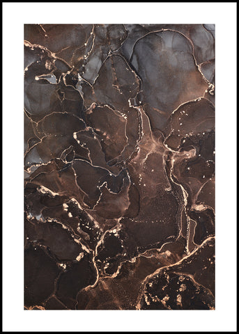 Elements 3 | INDRAMMET BILLEDE Indrammet billede MF 30x40 Sort