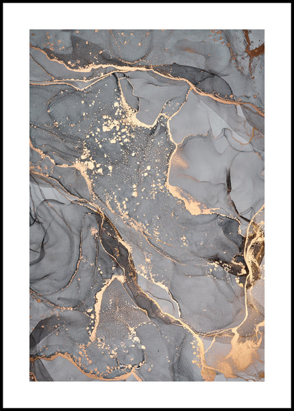 Elements 4 | INDRAMMET BILLEDE Indrammet billede MF 30x40 Sort