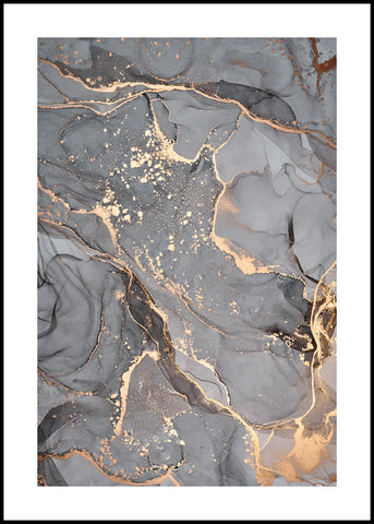 Elements 4 | INDRAMMET BILLEDE Indrammet billede MF 30x40 Sort