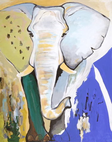 Elephant Blue | PREMIUM MALERI Premium Maleri ART COPENHAGEN   