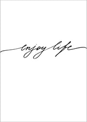 Enjoy life | PLAKAT Plakat MF