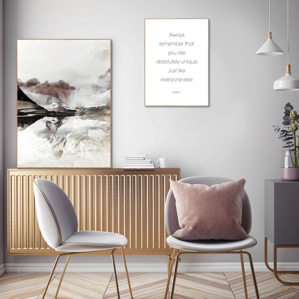 Life can only | INDRAMMET BILLEDE Indrammet billede MF