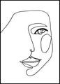 Face Line 1 | INDRAMMET BILLEDE