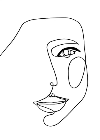 Face Line 1 | PLAKAT Plakat MF