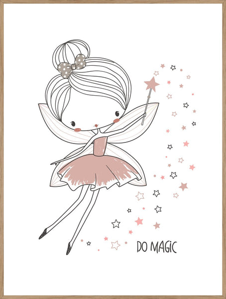 Fairy 2 | INDRAMMET BILLEDE Indrammet billede MF 30x40 Egeramme