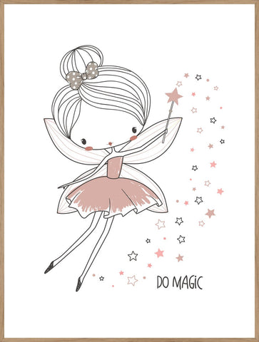 Fairy 2 | INDRAMMET BILLEDE Indrammet billede MF 30x40 Egeramme