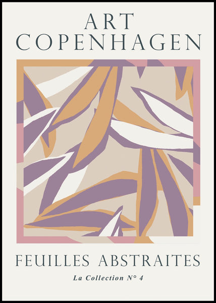 Feuilles abstraites 1 | INDRAMMET BILLEDE Indrammet billede MF