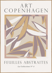 Feuilles abstraites 1 | INDRAMMET BILLEDE Indrammet billede MF